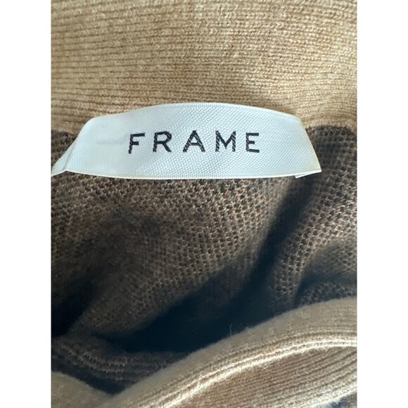 Frame Off Shoulders Leopard Ruffled Sweater S - Picture 9 of 9